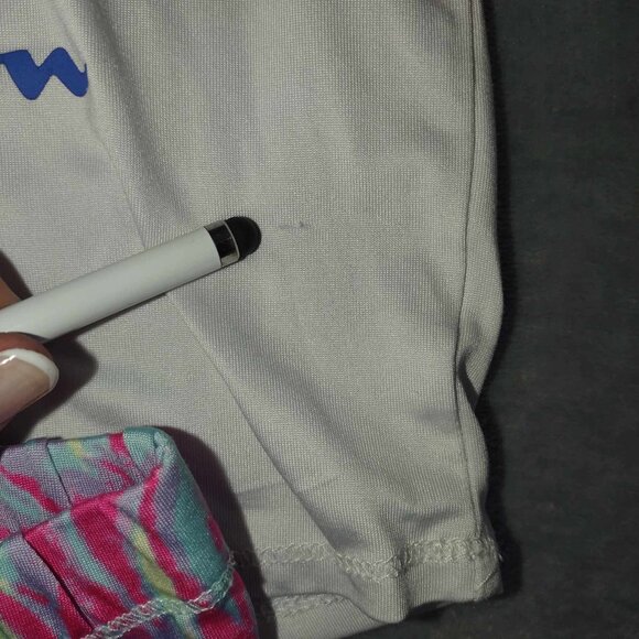 Champion Pajama set Girl 3T White pink Yellow Shortsleeve Shirt Vibrant Joggers - Picture 6 of 9